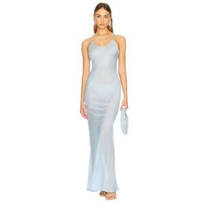 SNDYS Martini Maxi Dress in Lagoon Medium New Womens Long Gown Coverup